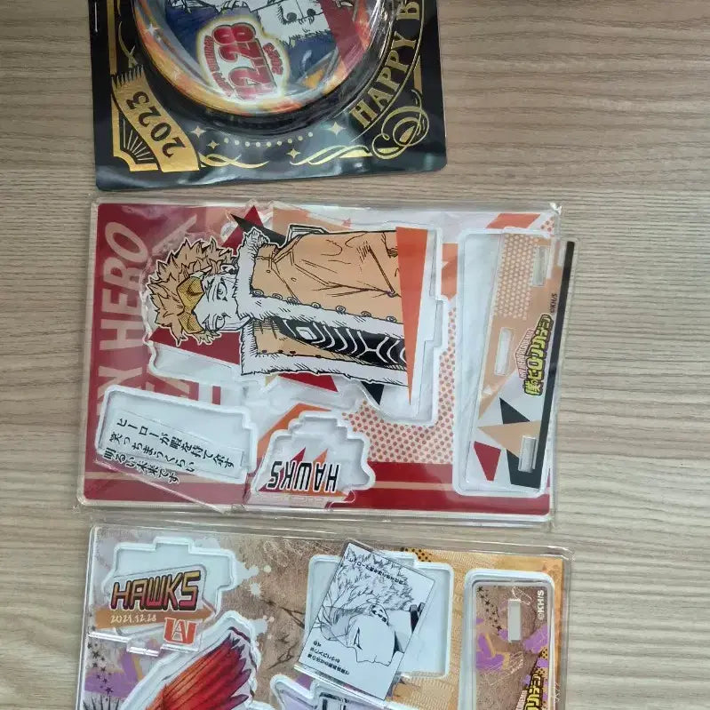 [BUNJANG] My Hero Academia Hawks 2021 2023 Diorama Can Badge Set / 히로아카 호크스 2021 2023 디오라마 캔뱃지