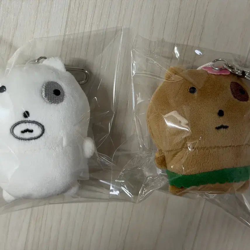 [BUNJANG] Nunnong Cat Tanning Exhausted Keyring Plush Set / (2개세트) 눈멍냥이 태닝 체력고갈 눈멍 눈멍이 키링 인형