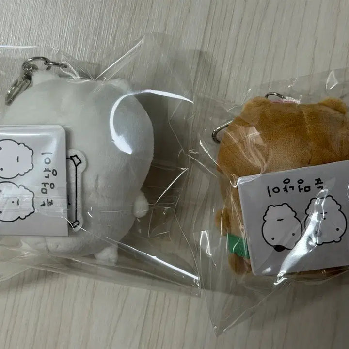 [BUNJANG] Nunnong Cat Tanning Exhausted Keyring Plush Set / (2개세트) 눈멍냥이 태닝 체력고갈 눈멍 눈멍이 키링 인형