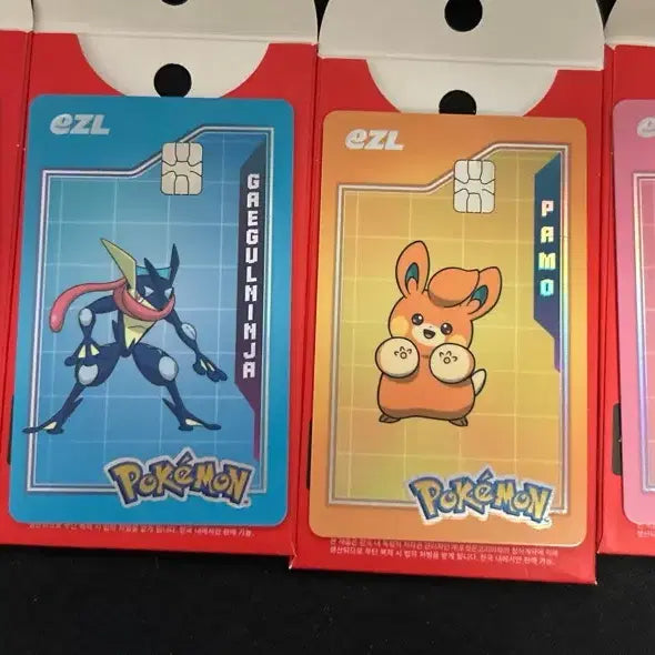 [BUNJANG] Pokemon Izul T-Money Card Set (4 Types) / 포켓몬 이즐 교통카드 4종 팝니다~