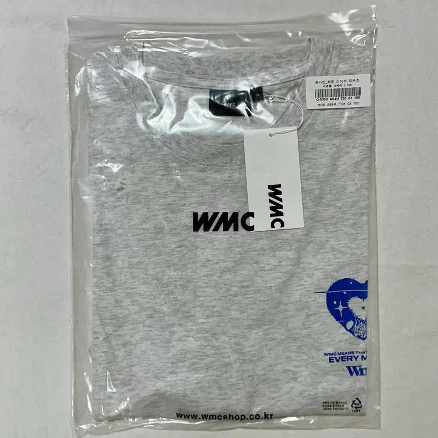 [BUNJANG] WMC x Hinata Collaboration T-Shirt XL / WMC 더블유엠씨 qwer 큐더블유이알 히나 콜라보 티셔츠 미사용