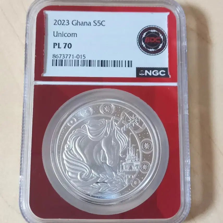 [BUNJANG] Ghana Unicorn 1oz Silver Coin NGC PL 70 Graded / 2023 가나 유니콘 1oz 은화 NGC PL 70 등급