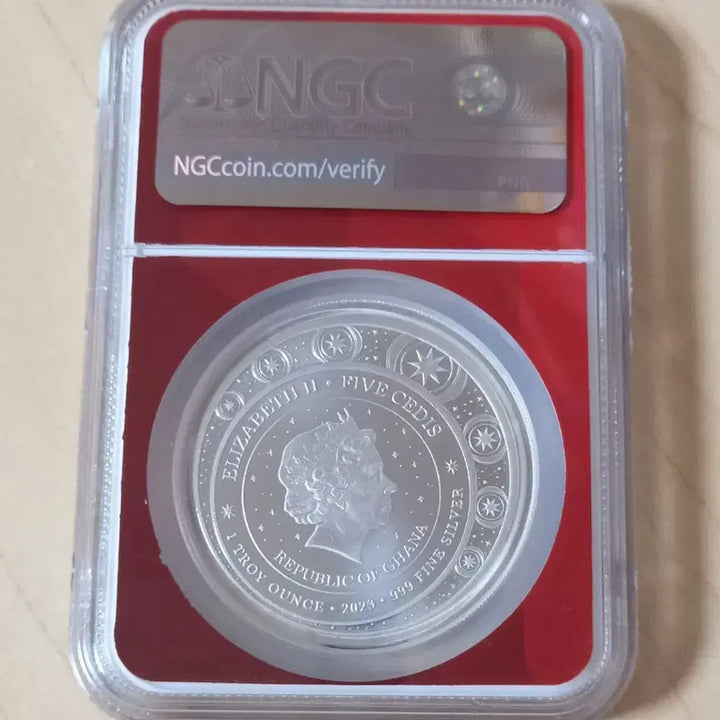 [BUNJANG] Ghana Unicorn 1oz Silver Coin NGC PL 70 Graded / 2023 가나 유니콘 1oz 은화 NGC PL 70 등급