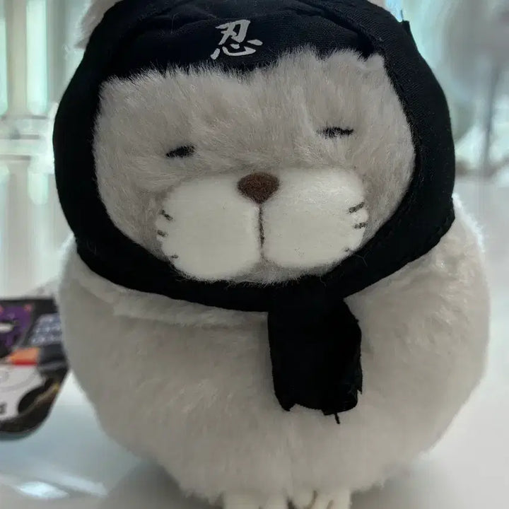 [BUNJANG] Amuse Higemanjyu Ninja Cat Plush Keychain / 어뮤즈 히게만쥬 닌자 고양이 봉제 인형 키링 히게만주
