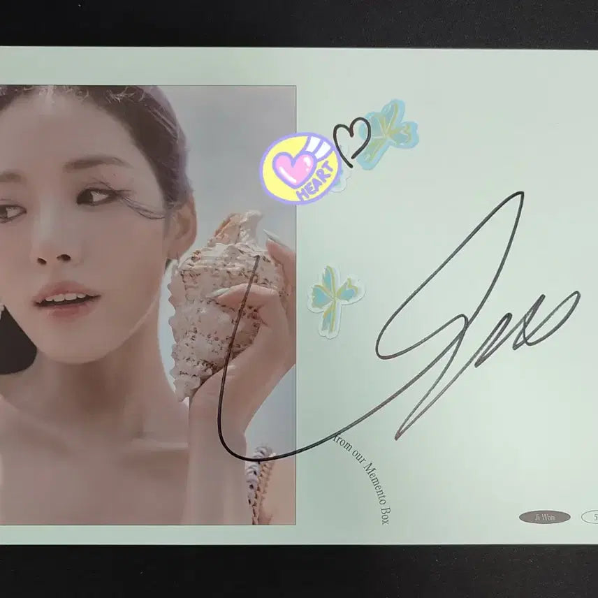 [BUNJANG] fromis_9 Park Ji-won Signed Item / 프로미스나인 fromis9 박지원 친필 싸인