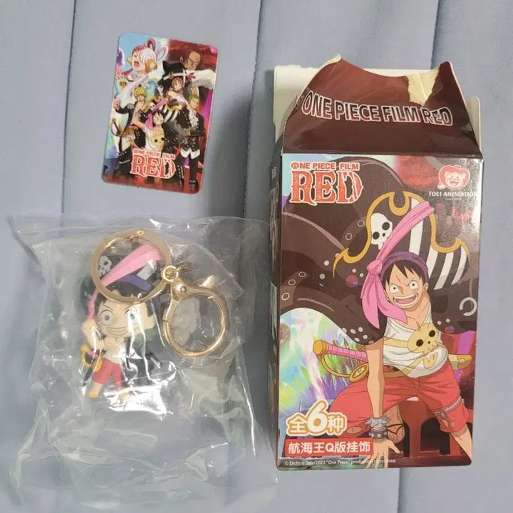 [BUNJANG] One Piece Film Red Luffy Keychain / 원피스 극장판 red 루피 키링
