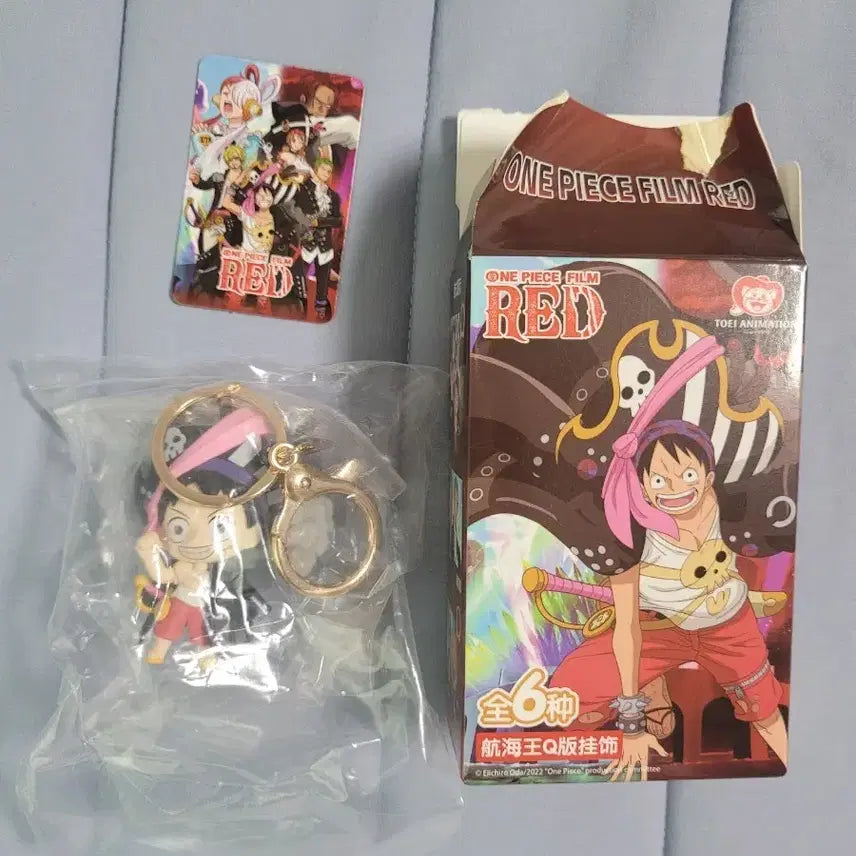 [BUNJANG] One Piece Film Red Luffy Keychain / 원피스 극장판 red 루피 키링
