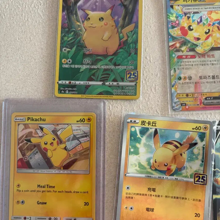 [BUNJANG] Pokemon Pikachu Bundle Set (Korean, Chinese, North American) / 피카츄 포켓몬카드 일괄판매(한, 중, 북미)