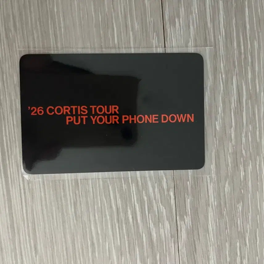 [BUNJANG] James Hetfield "FootwornHanddown" Concert Photocard / 코르티스 풋욜핸드다운 콘서트 포카 제임스