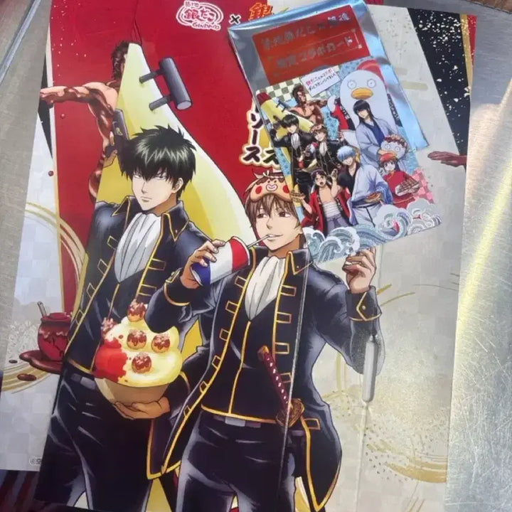 [BUNJANG] Gintama Collaboration Card Bundle Set / 최종가/새상품)긴타코 은혼 콜라보 카드 단체 긴토키 히지카타 소고 카츠라
