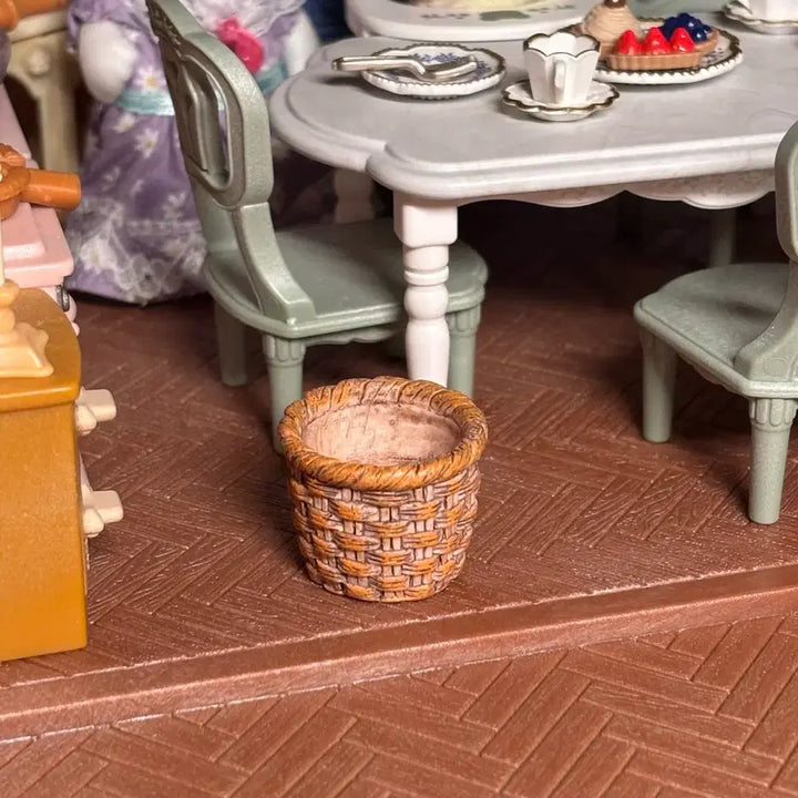 [BUNJANG] Miniature Rattan Basket / 미니어처 라탄 모양 바구니