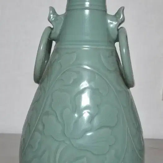 [BUNJANG] Kim Kyung Jin Celadon Porcelain Vase / 강진 탐진청자 도자기  김경진 명인이 제작품