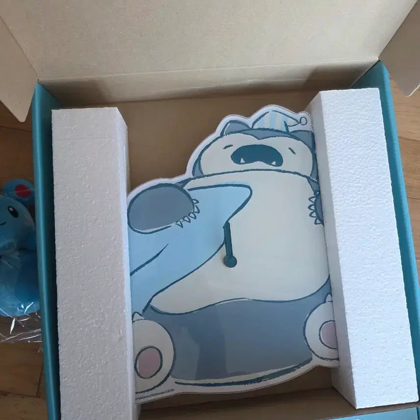 [BUNJANG] Pokemon Snorlax Acrylic Wall Clock / 포켓몬스터 잠만보 아크릴 벽시계