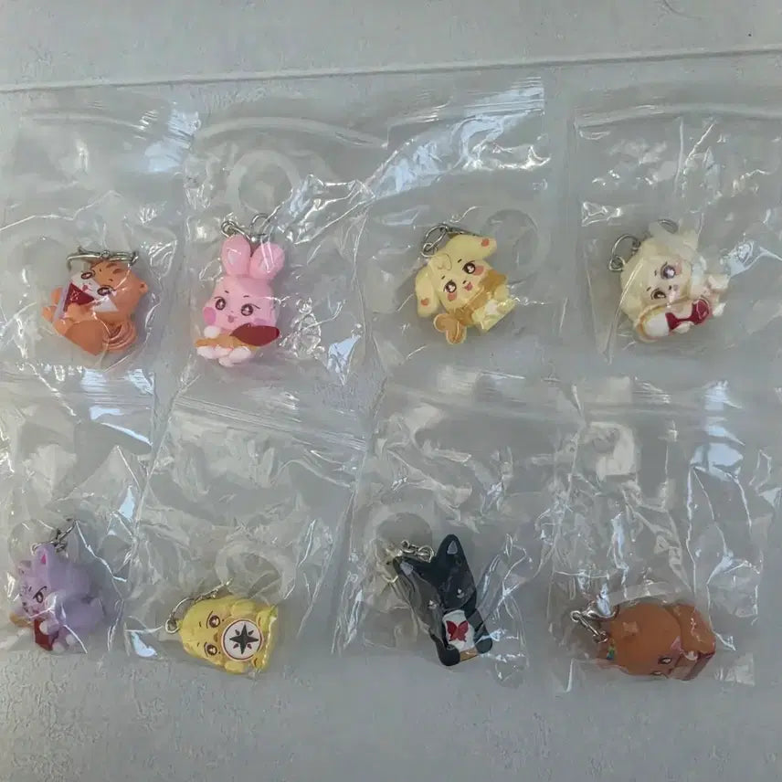[BUNJANG] ATEEZ Aniteez Mascot Charm Set / 에이티즈 애니티즈 마스코트참 세트 양도 판매