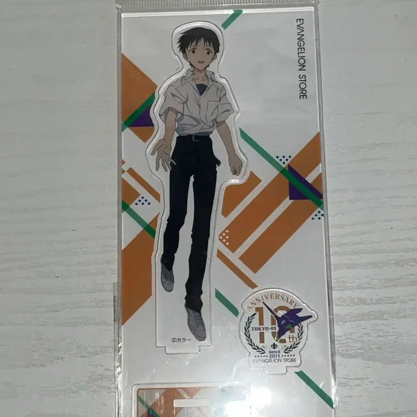 [BUNJANG] Evangelion Ikari Shinji 10th Anniversary Acrylic Stand / 에반게리온 이카리신지 10주년 아크릴스탠드