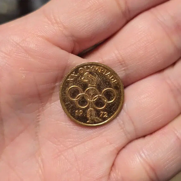 [BUNJANG] 1972 Munich Olympics Commemorative Coin/Medal (Bronze Token) / 1972년 독일 뮌헨 올림픽 기념 동전, 메달