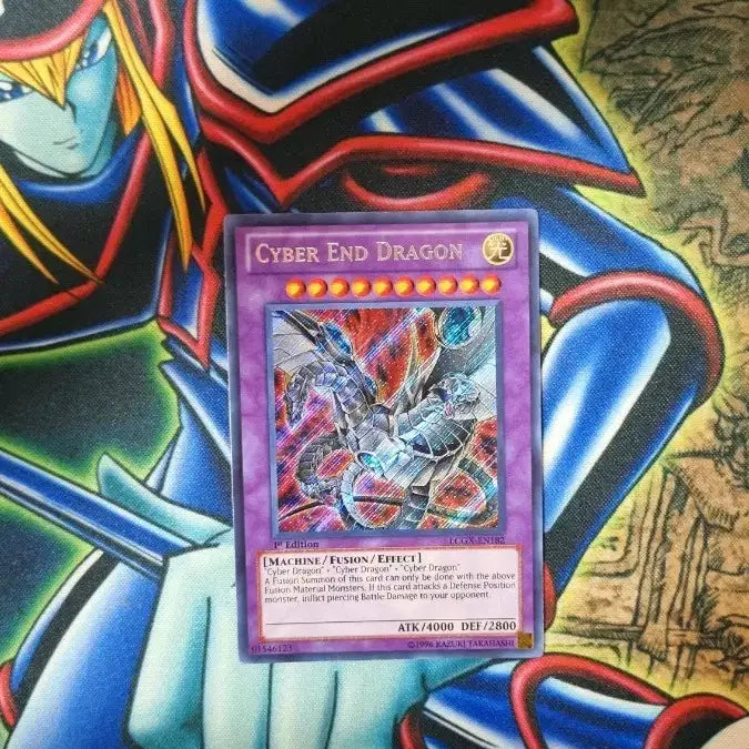 [BUNJANG] Yu-Gi-Oh! Cyber End Dragon First Edition (LCGX-EN182) Diagonal Cut A+ Condition / 사이버엔드드래곤 퍼스트에디션 (LCGX-EN182) 사선시크 A+ 유희왕