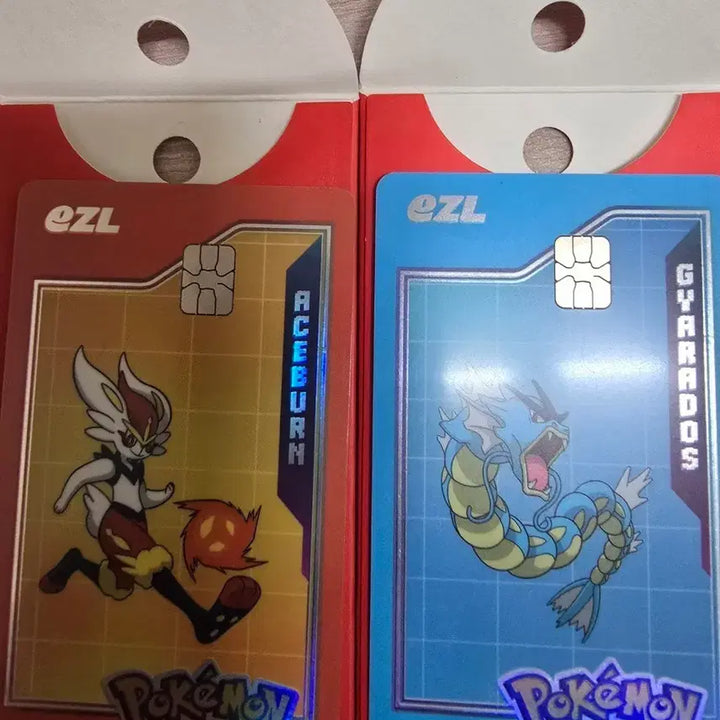 [BUNJANG] IZL Transportation Card Set (Aceburn, Gyarados) / 이즐 교통카드 에이스번+갸라도스 일괄
