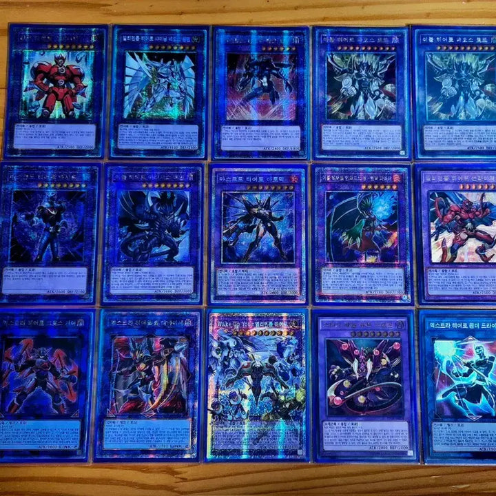 [BUNJANG] Yu-Gi-Oh! HERO Deck High-Rarity Bundle Set / 유희왕 히어로덱 고레어 일괄