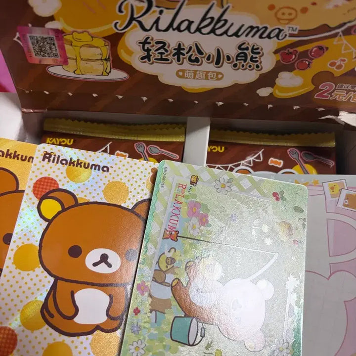 [BUNJANG] Rilakkuma Official Sealed Card Pack / 리락쿠마 공식 미개봉카드