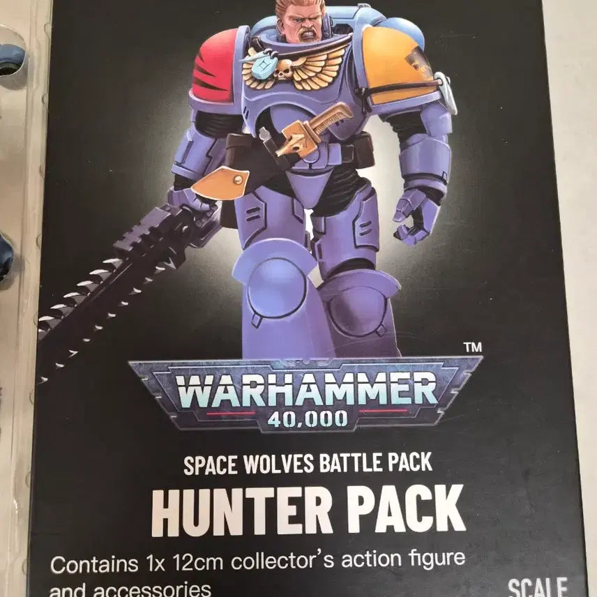[BUNJANG] JoyToy Warhammer Space Wolves Hunter Pack 1/18 Scale Action Figure / 조이토이 워해머 스페이스 울프 헌터팩 (스페이스마린 하늘색 병사)