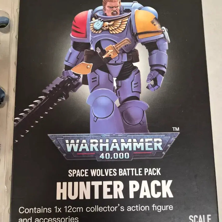 [BUNJANG] JoyToy Warhammer Space Wolves Hunter Pack 1/18 Scale Action Figure / 조이토이 워해머 스페이스 울프 헌터팩 (스페이스마린 하늘색 병사)