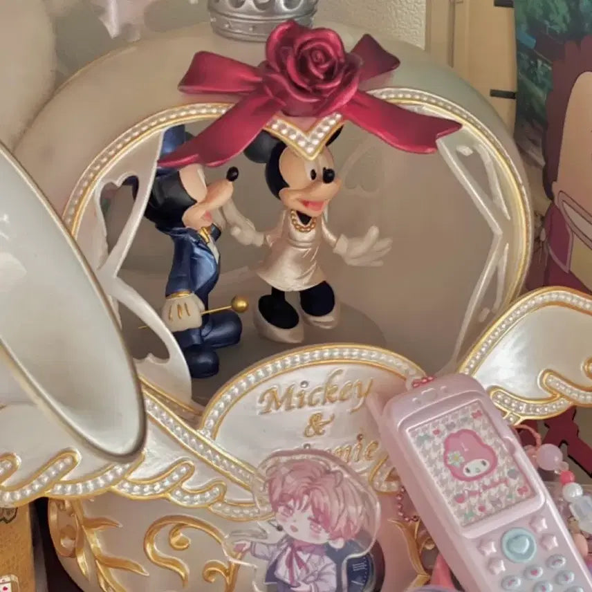 [BUNJANG] Disney 105th Anniversary Limited Edition Wedding Mickey Music Box / 디즈니 웨딩미키 오르골 105주년 한정판