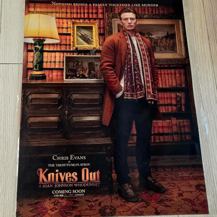 [BUNJANG] Knives Out Chris Evans A3 Poster / [전용박스포장]영화 나이브스아웃 킹스맨 크리스에반스 포스터(A3)