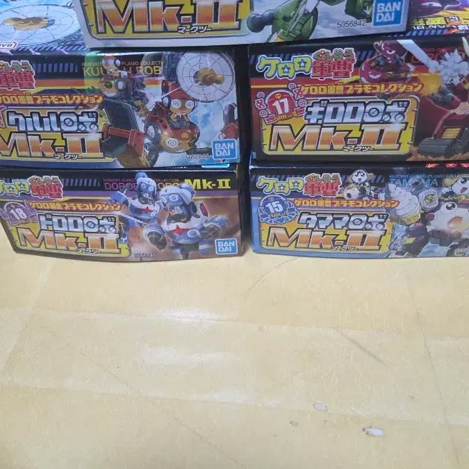 [BUNJANG] Keroro Robo Mk-II Plastic Model Collection (Set of 5) / 케로로 로보 Mk-II 프라모델 컬렉션 5종