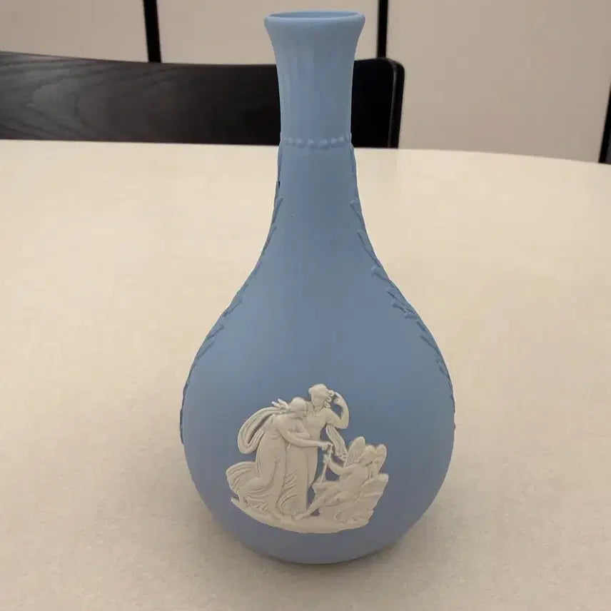 [BUNJANG] Wedgwood Jasper Conran Blue Tall Vase &amp; Pin Dish Bundle / 웨지우드 제스퍼 화병 핀접시 일괄