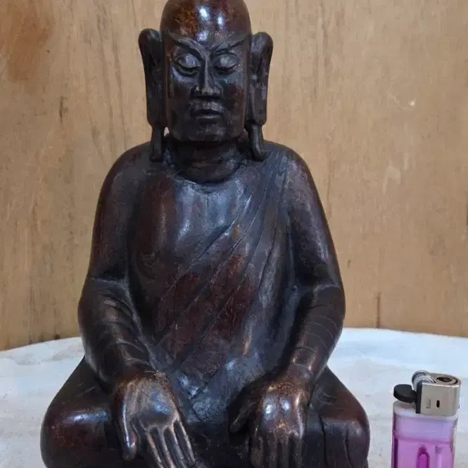 [BUNJANG] Antique Wooden Buddha Statue / 100년넘은 목불