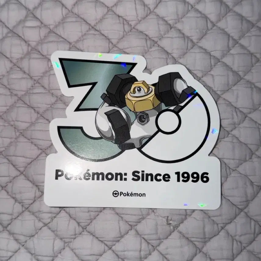 [BUNJANG] Pokemon 30th Anniversary Melmetal Sticker / 포켓몬 30주년 스티커 멜메탈