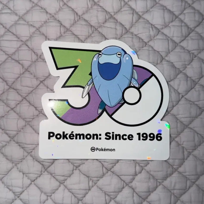 [BUNJANG] Pokemon 30th Anniversary Acheirusu Sticker / 포켓몬 30주년 스티커 어치르돈