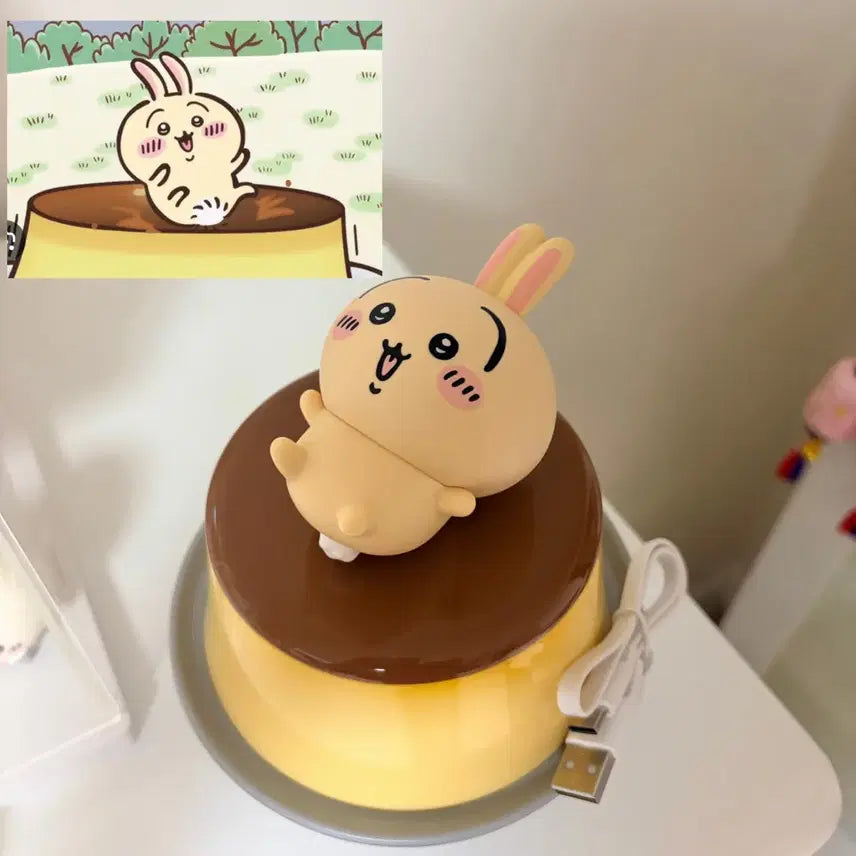 [BUNJANG] Cheekawaii Usagi Pudding Figure Mood Light / 치이카와 우사기 푸딩 피규어 무드등