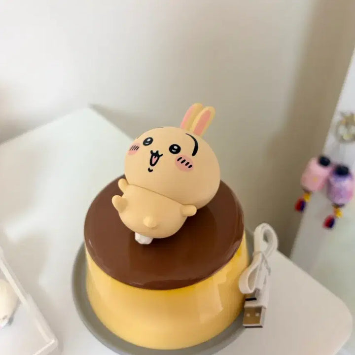 [BUNJANG] Cheekawaii Usagi Pudding Figure Mood Light / 치이카와 우사기 푸딩 피규어 무드등
