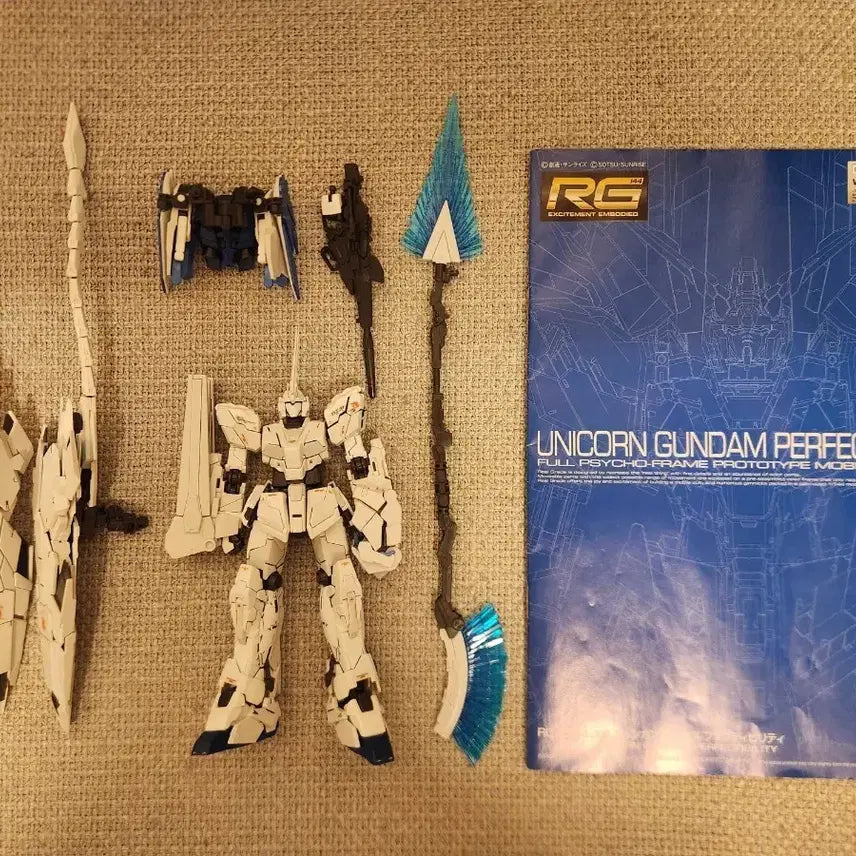 [BUNJANG] Bandai RG Perfectibility Unicorn Gundam (Pre-Assembled) / [RG][가조립] 퍼펙트빌리티 유니콘건담