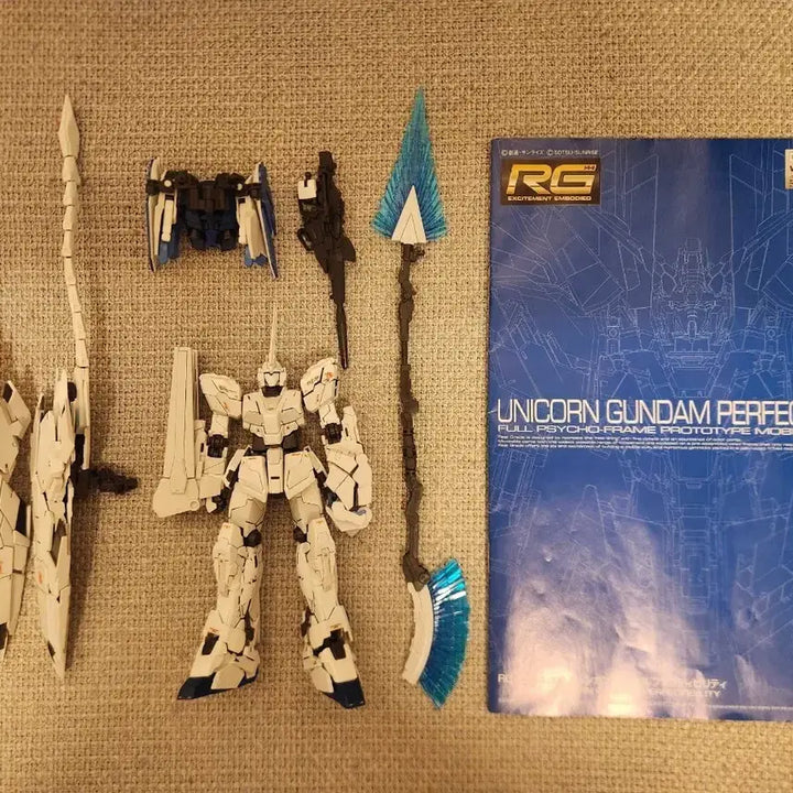 [BUNJANG] Bandai RG Perfectibility Unicorn Gundam (Pre-Assembled) / [RG][가조립] 퍼펙트빌리티 유니콘건담