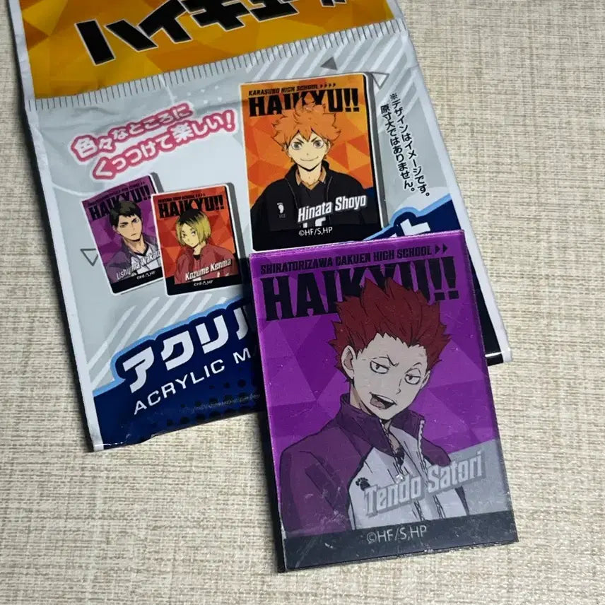 [BUNJANG] Haikyu!! Daiso Magnet Tendo Satori (Sealed) / (미개봉) 하이큐 다이소 마그넷 텐도 사토리