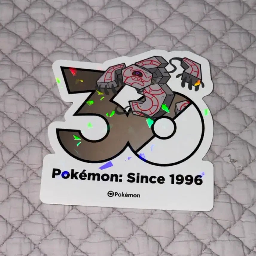 [BUNJANG] Pokemon 30th Anniversary Sticker Death Card / 포켓몬 30주년 스티커 데스판
