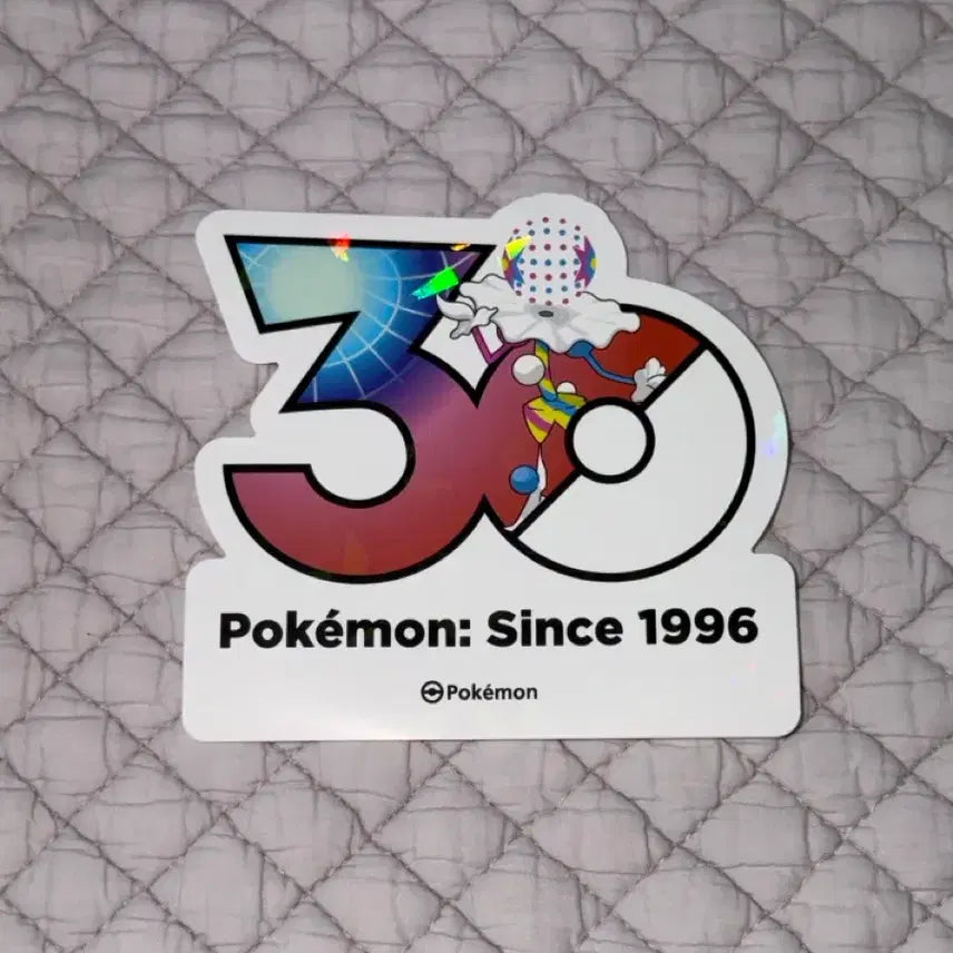 [BUNJANG] Pokemon 30th Anniversary Sticker - Doupal / 포켓몬 30주년 스티커 두파팡