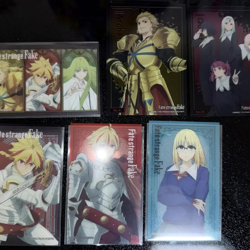 [BUNJANG] Fate Strange Fake Gilgamesh Richard Ayaka Clear Card / 페이트 스트레인지 페이크 페스페 길가메시 리처드 아야카 클리어카드 양도