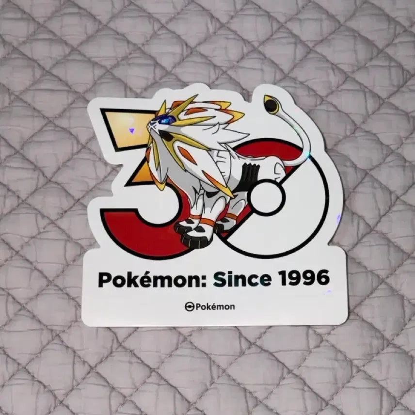 [BUNJANG] Pokemon 30th Anniversary Sticker Solgaleo / 포켓몬 30주년 스티커 솔가레오