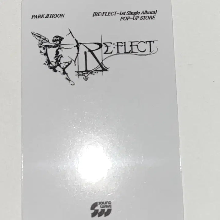 [BUNJANG] Park Ji Hoon RE:FLECT Lucky Draw Photocard / 박지훈 RE:FLECT POP-UP STORE 럭키드로우 사운드웨이브 포토카드