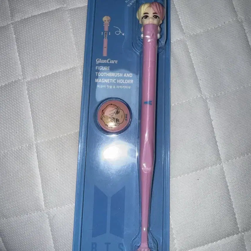 [BUNJANG] BTS V Character Toothbrush with Magnetic Holder / BTS V 방탄 뷔 칫솔 자석