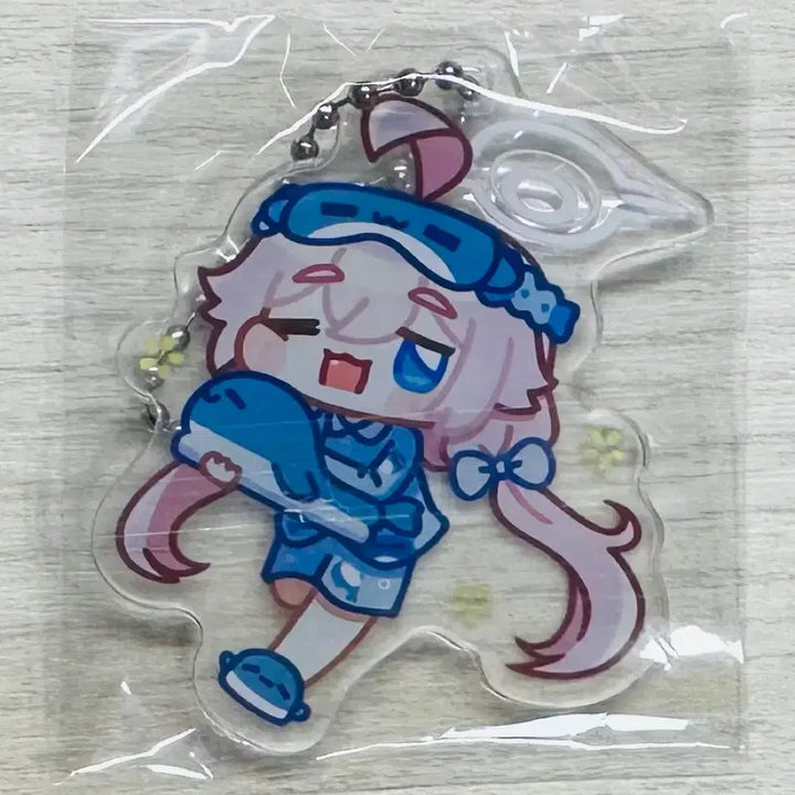 [BUNJANG] Blue Archive Whale Slippers + Hoshino Special Acrylic Keyring / 블루아카이브 고래 슬리퍼 +호시노 특전 아크릴키링