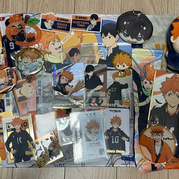 [BUNJANG] Haikyuu!! Hinata Kageyama Acrylic Plush Bundle / 급처)하이큐 히나타 카게야마 일괄 아크릴 누이 바보카