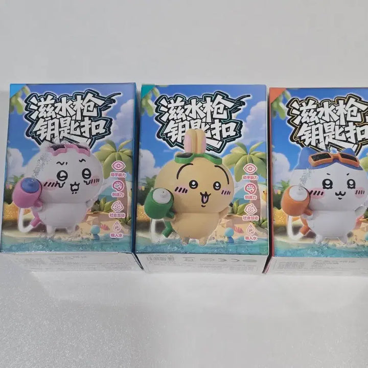 [BUNJANG] Chiikawa Hachiware Usagi Water Gun Figures (Set of 3) / 먼작귀 물총 피큐어 3종 치이카와 하치와레 우사기