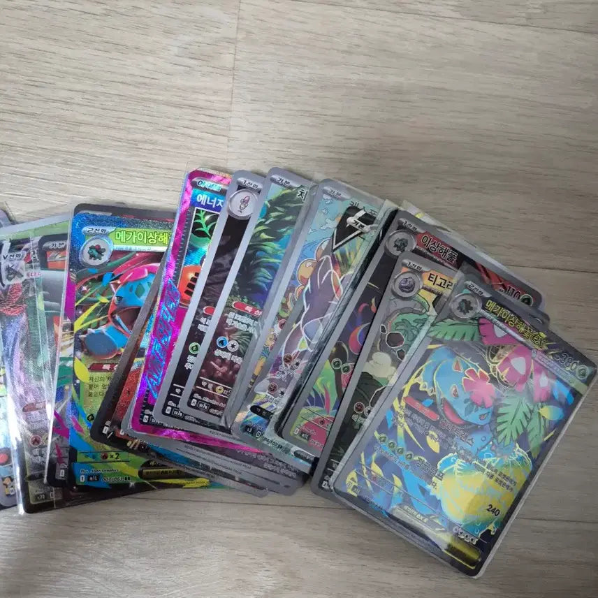 [BUNJANG] Pokemon Card Rare Cards, Deck Case, Sleeves Bundle Set / (급처)포켓몬카드 레어카드,덱케이스,슬리브 일괄판매