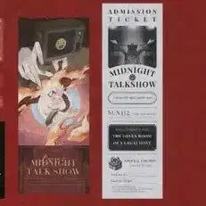 [BUNJANG] Ghost Tale Commute Brown Late Night Talk Show Ticket Postcard Bundle Set / 괴담출근 브라운 심야 토크쇼 티켓 일괄