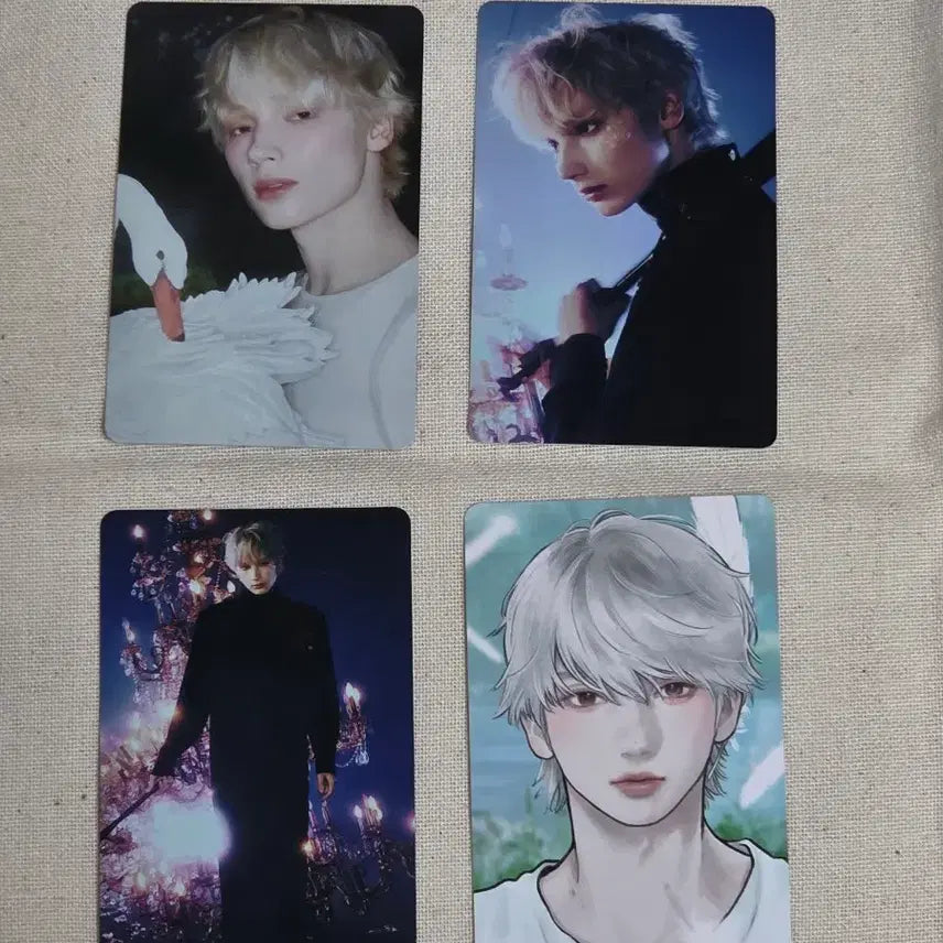 [BUNJANG] TXT Huening Kai Japan Star Kissed Popup Photocard Bundle Set / 휴닝카이 일본 스타키스드 팝업 포카 4장 일괄